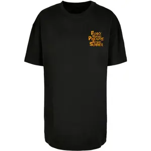 T-shirt oversize para mulheres Merchcode Funky Pineapple image-0