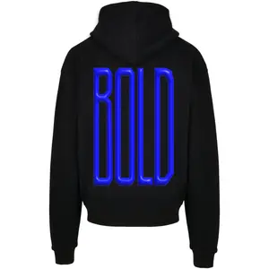 Sweatshirt com capuz de grandes dimensões Merchcode Bold image-1