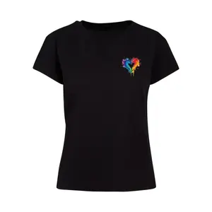 T-shirt femme Merchcode Pride Splash image-0