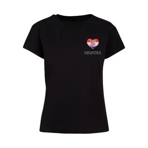 T-shirt för kvinnor Merchcode Football - Croatia image-0