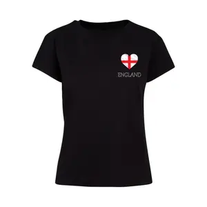 T-shirt för kvinnor Merchcode Football - England image-0
