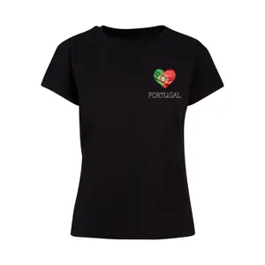 Dames-T-shirt Merchcode Football Portugal image-0