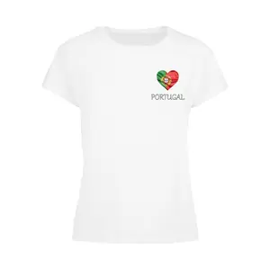 T-shirt för kvinnor Merchcode Football Portugal image-0