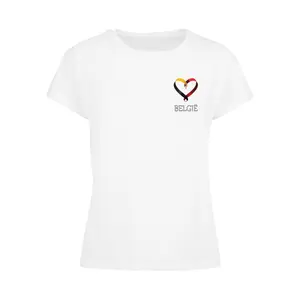 T-shirt för kvinnor Merchcode Football - Belgium image-0