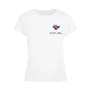 T-shirt för kvinnor Merchcode Football - Slovakia image-0
