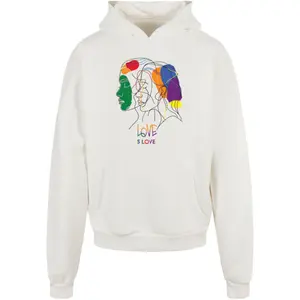 Sweatshirt com capuz Oversize Merchcode Love is Love image-0