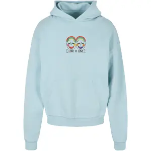 Sweatshirt com capuz de grandes dimensões Merchcode Love Figures image-0