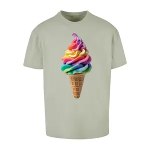 T-shirt oversize Merchcode Pride Scoops image-0