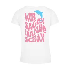 T-shirt de mulher Merchcode Die Flippers Wir Sagen Danke Schõn image-1