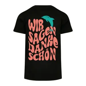 T-shirt Merchcode Die Flippers - Wir Sagen Danke Schön Basic 3 image-1