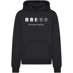 Hooded sweatshirt Merchcode Christmas Gifts Loading Fluffy image-0
