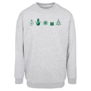 Φούτερ με στρογγυλή λαιμόκοψη Merchcode Christmas Elements image-0