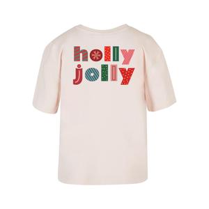 T-shirt för kvinnor Merchcode Christmas Holly Jolly Mood image-1