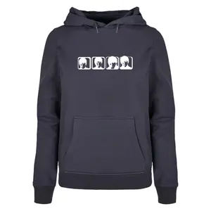 Basic Kapuzenpullover Damen Merchcode Beatles - Four Heads 2 image-0