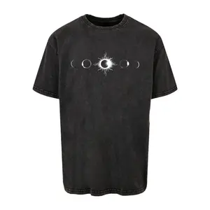 túlméretezett póló Merchcode Godsmack - Lunar Phases Acid image-0