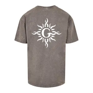 Túlméretes, kopott holdfázisú póló Merchcode Godsmack image-1