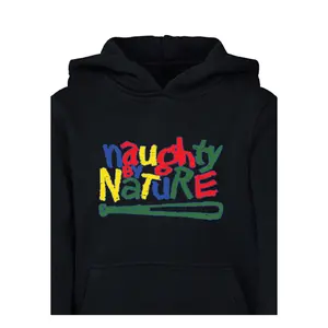 Basic kids' hoodie Merchcode Naughty By Nature logo color image-2