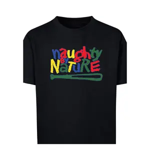 Basic children's T-shirt Merchcode Naughty By Nature logo color image-2