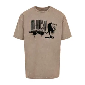 Túlsúlyos, kopott T-shirt Merchcode Brandalised image-0