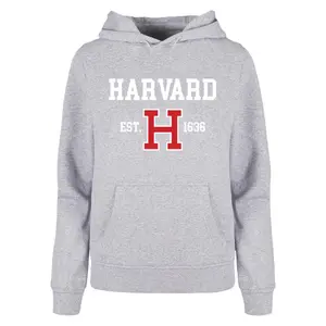 Camisola com capuz para mulher Merchcode Harvard University - Est 1636 image-0