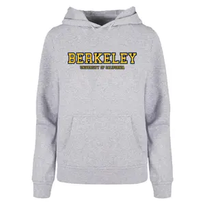 Basic Kapuzenpullover Damen Merchcode Berkeley University Script image-0