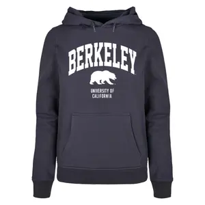 Camisola com capuz básica Merchcode Berkeley University Bear image-0