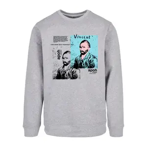Camisola de gola alta Merchcode Apoh - Van Gogh Self Portrait image-0