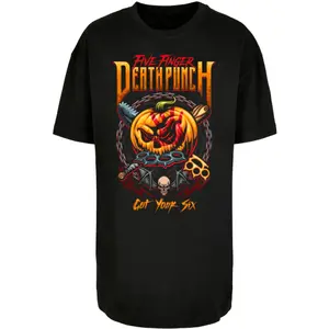 Oversized T-Shirt Merchcode Finger Death Punch - Got Your Six Boyfriend image-0