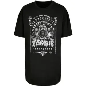 T-shirt de tamanho exagerado para mulheres Merchcode Rob Zombie - The Dead Return Spirit Board Boyfriend image-0