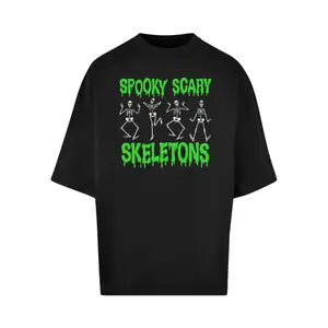 T-shirt Merchcode Spooky Scary Skeletons Dance Huge image-0