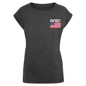 T-shirt femme Merchcode NASA Stars and Stripes image-0
