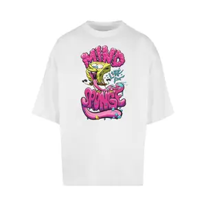 T-Shirt Merchcode SpongeBob SquarePants Mind Sponge Huge image-0