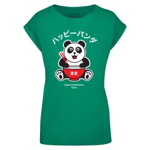 T-shirt de mulher Merchcode TORC Happy Panda image-0