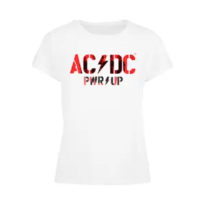 T-shirt de mulher Merchcode ACDC - PWRUP Photo Logo Box image-0