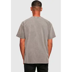 T-shirt oversize Merchcode ACDC - Logo Acid Washed image-5