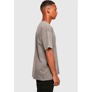 T-shirt oversize Merchcode ACDC - Logo Acid Washed image-2