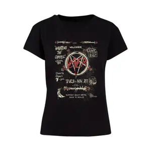 T-shirt för kvinnor Merchcode Slayer - Haunting 84 Flier Box image-0