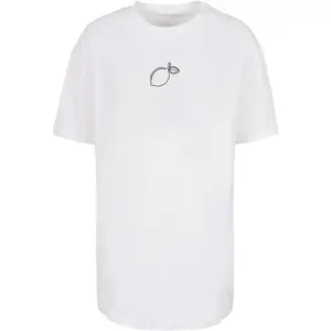 T-shirt oversize para mulheres Merchcode Summer Lemon image-0