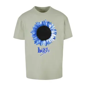 T-shirt oversize Merchcode Bush - Flower Sage Heavy image-0