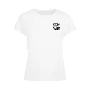 Női póló Merchcode Wording - Stay Wild Box image-0