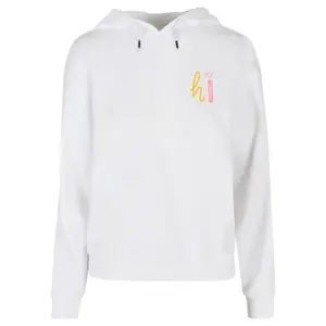 Camisola com capuz para mulher Merchcode Wording Hi Everyday image-0