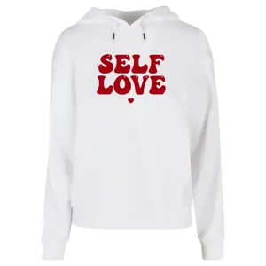 Camisola com capuz para mulher Merchcode Wording Self Love Everyday image-0