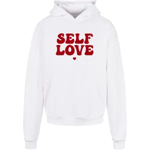 Camisola com capuz Merchcode Self Love Heavy image-0