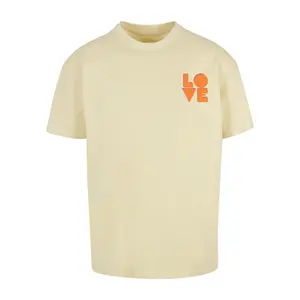 T-shirt oversize Merchcode Hugs & Love Love image-0