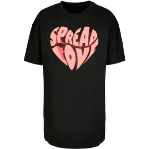 T-shirt femme Merchcode Hugs & Love - Spread Love Oversized image-0