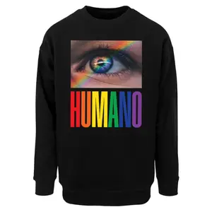 Sweatshirt Merchcode Hugs & Love - Human Rainbow image-0