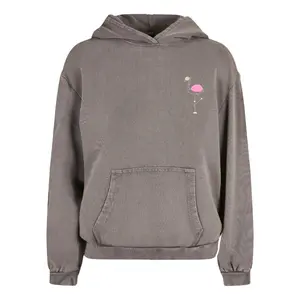 Camisola para mulher Merchcode Flamingo Acid Washed image-0