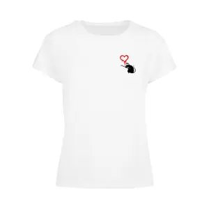T-shirt de mulher Merchcode Banksy - Love Rat Box image-0