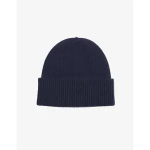 Bonnet Colorful Standard merino wool Navy Blue image-0