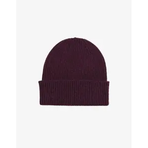 Bonnet Colorful Standard merino wool Oxblood Red image-0